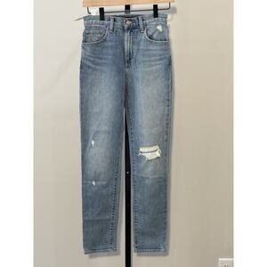 Joe's Jeans Womens W25 High Rise Straight Ankle Color Denim 28” Inseam